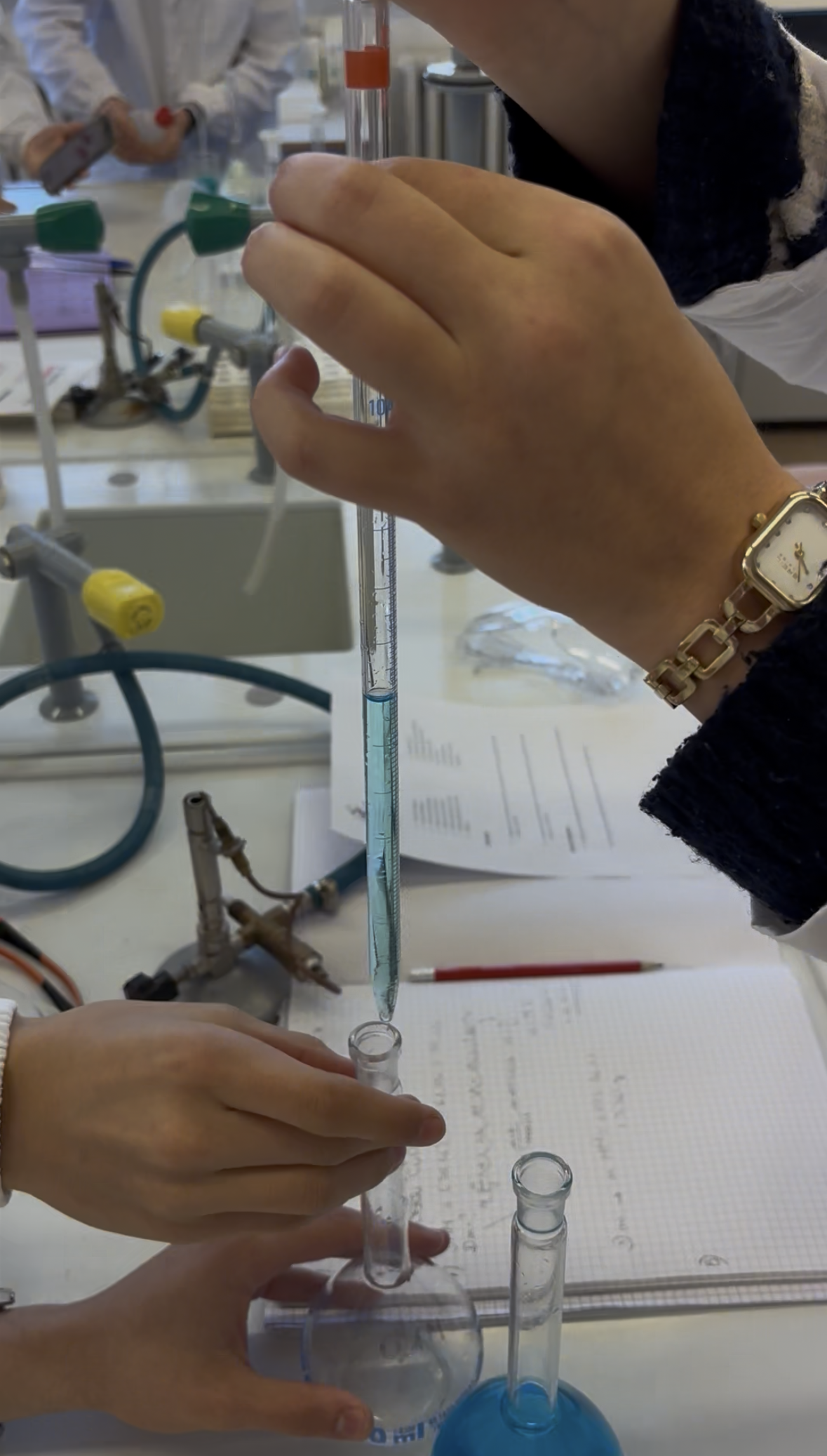 Prelievo con pipetta graduata