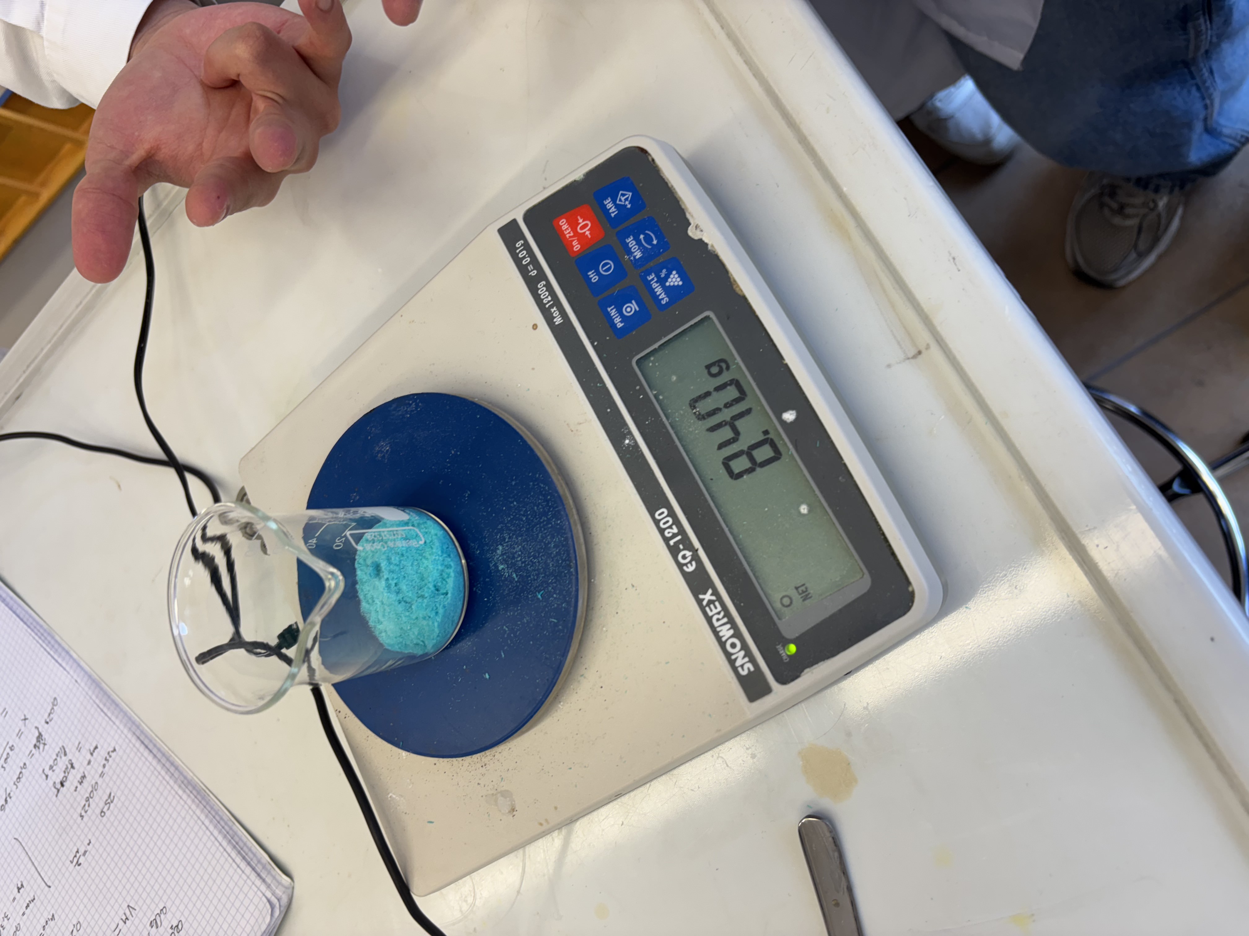 Peso soluzione 2: 8.41g